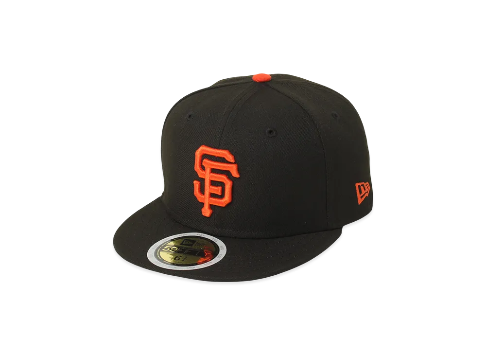 NEW ERA 59Fifty Authentic San Francisco Giants "Black"