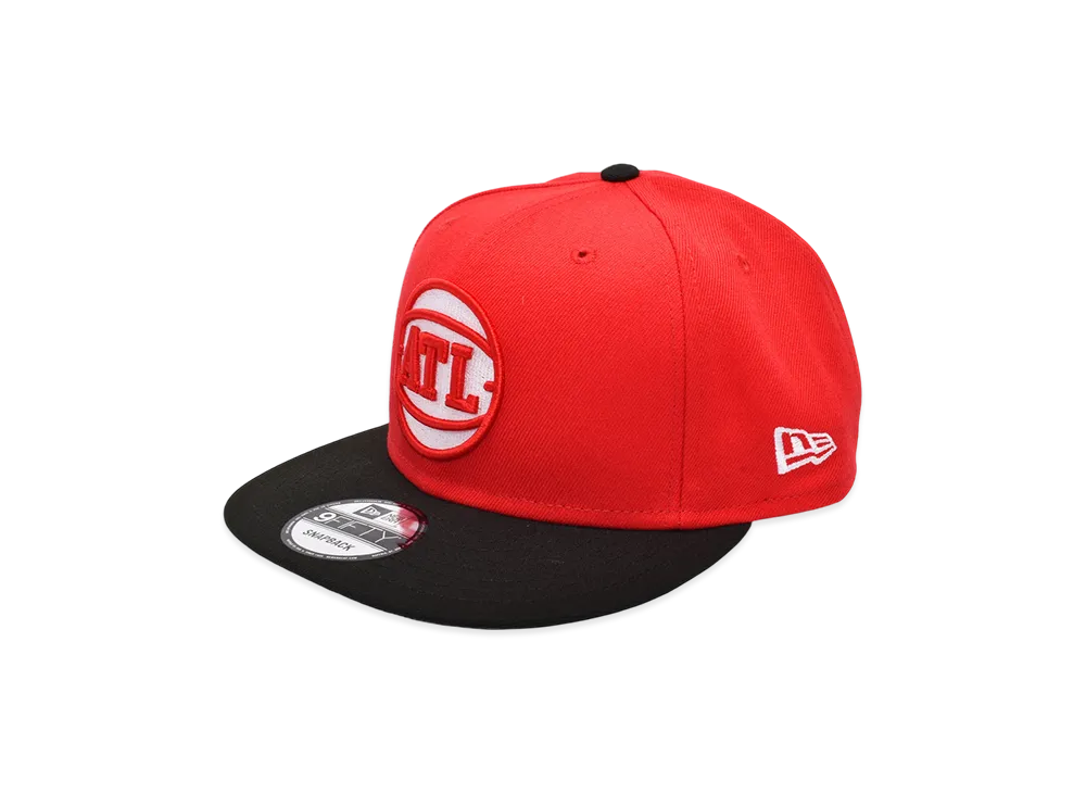 NEW ERA NBA 9Fifty Basic Cap 2Tone Atlanta Hawks "Red/Black"