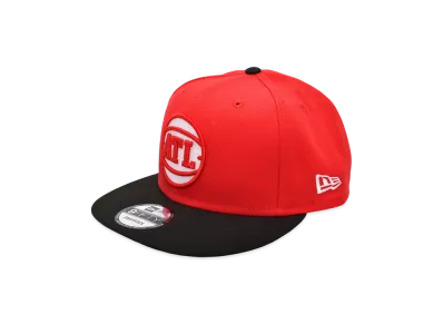 NEW ERA NBA 9Fifty Basic Cap 2Tone Atlanta Hawks "Red/Black"