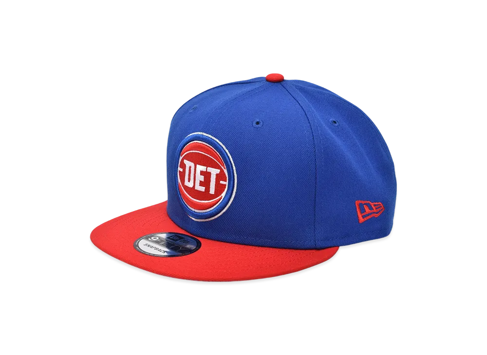 NEW ERA NBA 9Fifty Basic Cap 2Tone Detroit Pistons "Blue/Red"