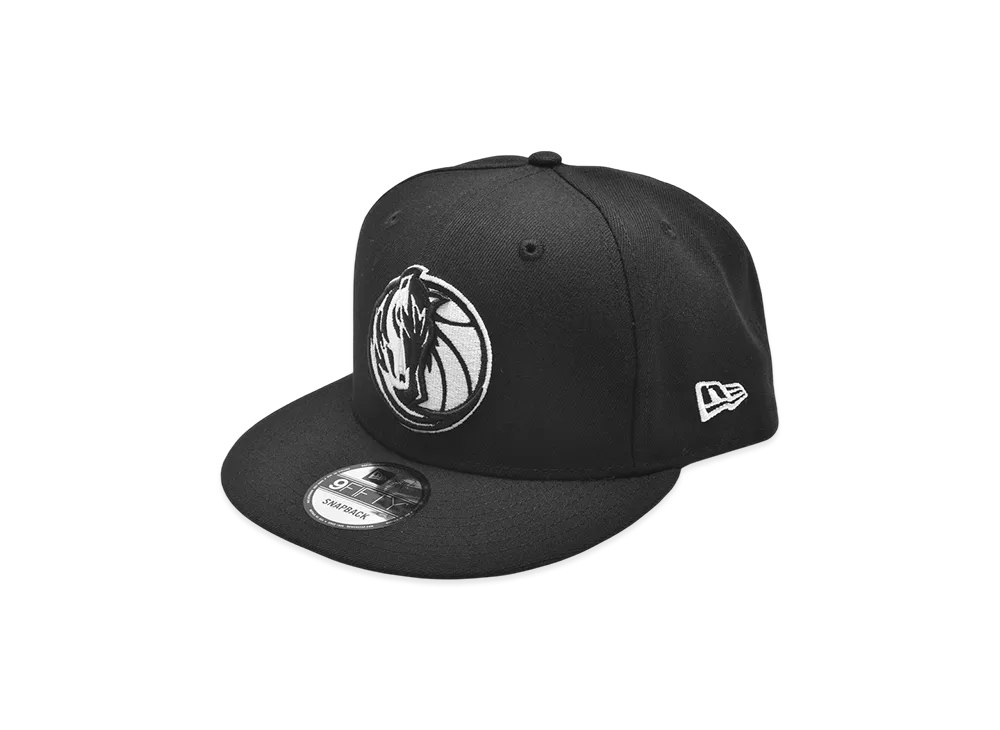 NEW ERA NBA 9Fifty Basic Cap Bk&Wh Dallas Mavericks "Black"