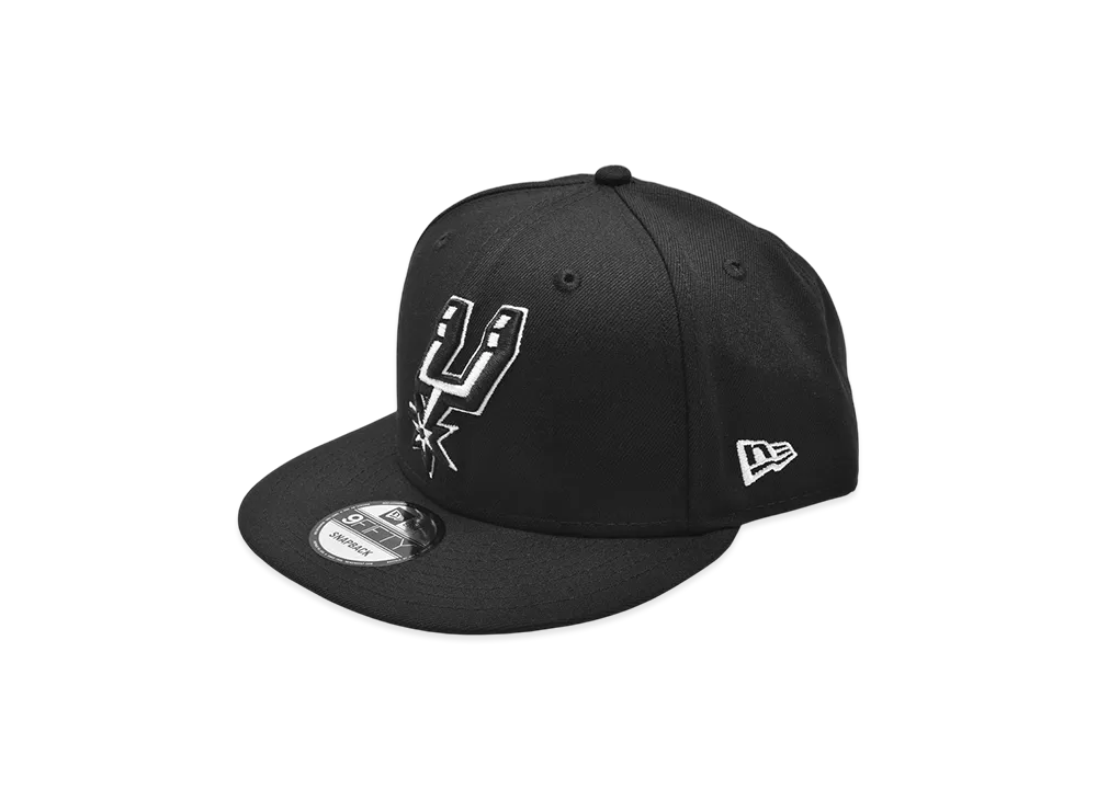 NEW ERA NBA 9Fifty Basic Cap Bk&Wh San Antonio Spurs "Black"