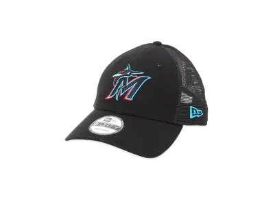 NEW ERA MLB Trucer 9Forty Cap Miami Marlins "Black"