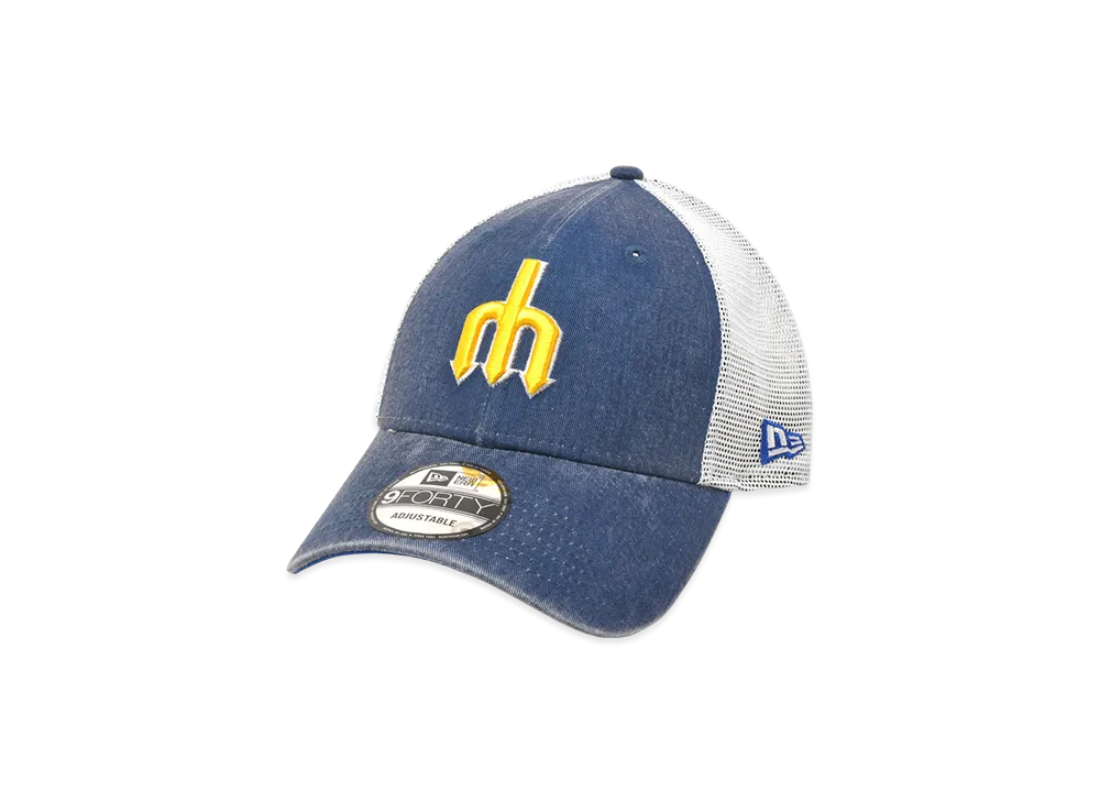 NEW ERA MLB Coop Truck 9Forty Cap Seattle Mariners "Indigo/White"