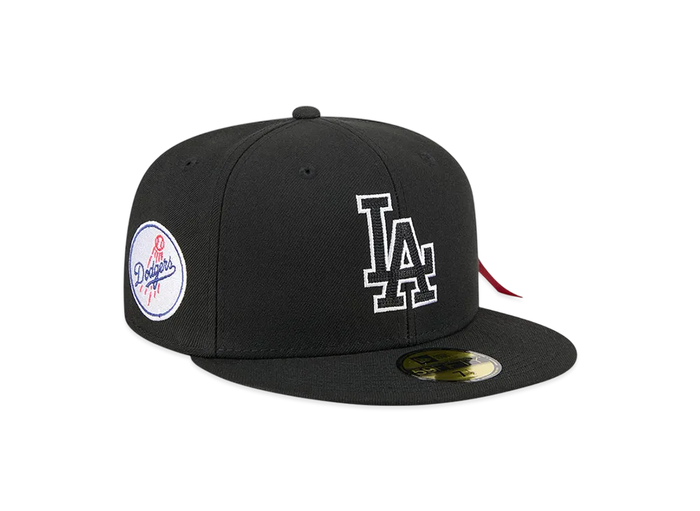 NEW ERA x MLB x Alpha Industries 59FIFTY Los Angeles Dodgers "Black"