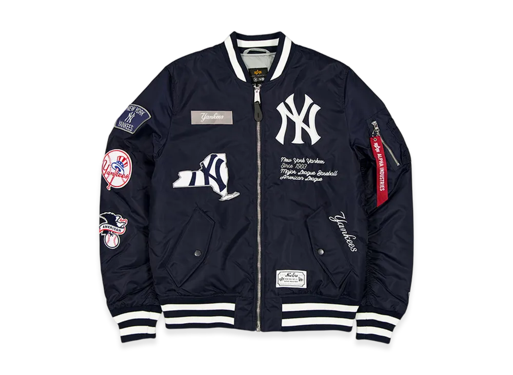 NEW ERA x MLB x Alpha Industries MA-1 Bomber Jacket New York
