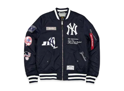 NEW ERA x MLB x Alpha Industries MA-1 Bomber Jacket New York Yankees "Navy"
