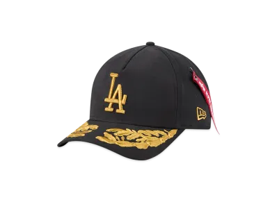 NEW ERA x MLB x Alpha Industries 9FORTY M-Crown A-Frame Los Angeles Dodgers "Black"