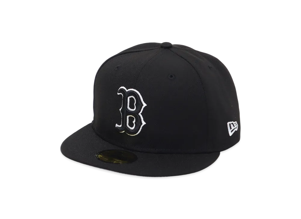 NEW ERA 59Fifty Baseball Cap "Red Sox Black x B"
