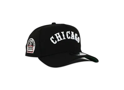 NEW ERA 9Forty Chicago White Sox MLB Comiskey Park Kelly Green Bottom A-Frame Snapback Cap "Black"