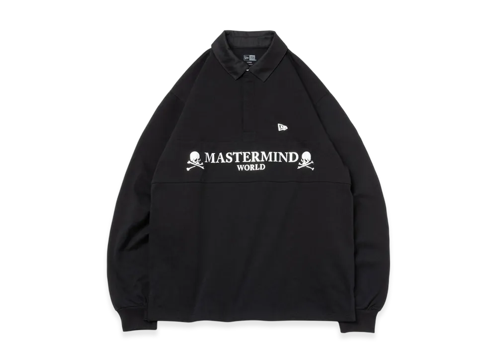 NEW ERA x Mastermind World L/S Rugby Shirt Golf "Black"