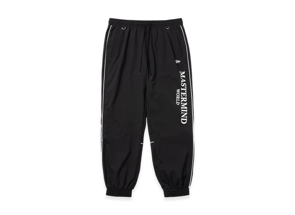 NEW ERA x Mastermind World Oversized Piping Track Pants SS24 "Black"