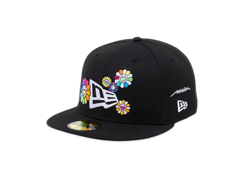 NEW ERA 59Fifty x Takashi Murakami "Flower Flag Black"