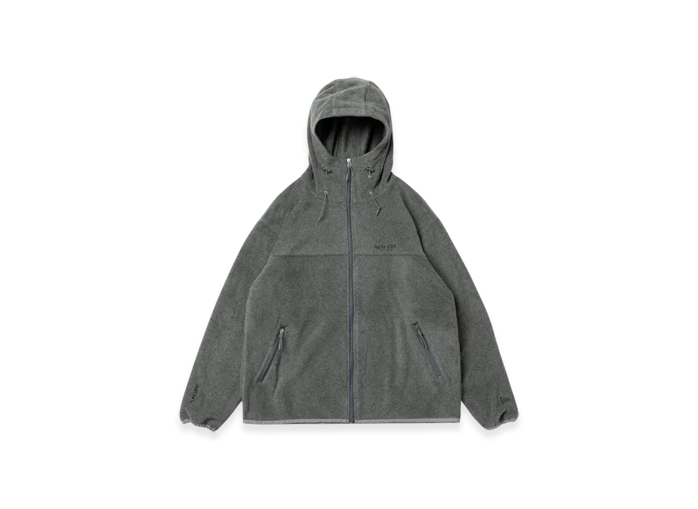 NEW ERA Polartec Black Label FW25 Full Zip Hoodie Fleece Jacket "Charcoal"