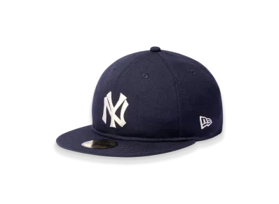 NEW ERA 59FIFTY Black Label FW25 Soft Buckram New York Yankees Cooperstown "Navy"