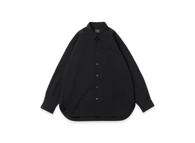 NEW ERA Black Label FW25 Long Sleeve Wool Shirt "Black"