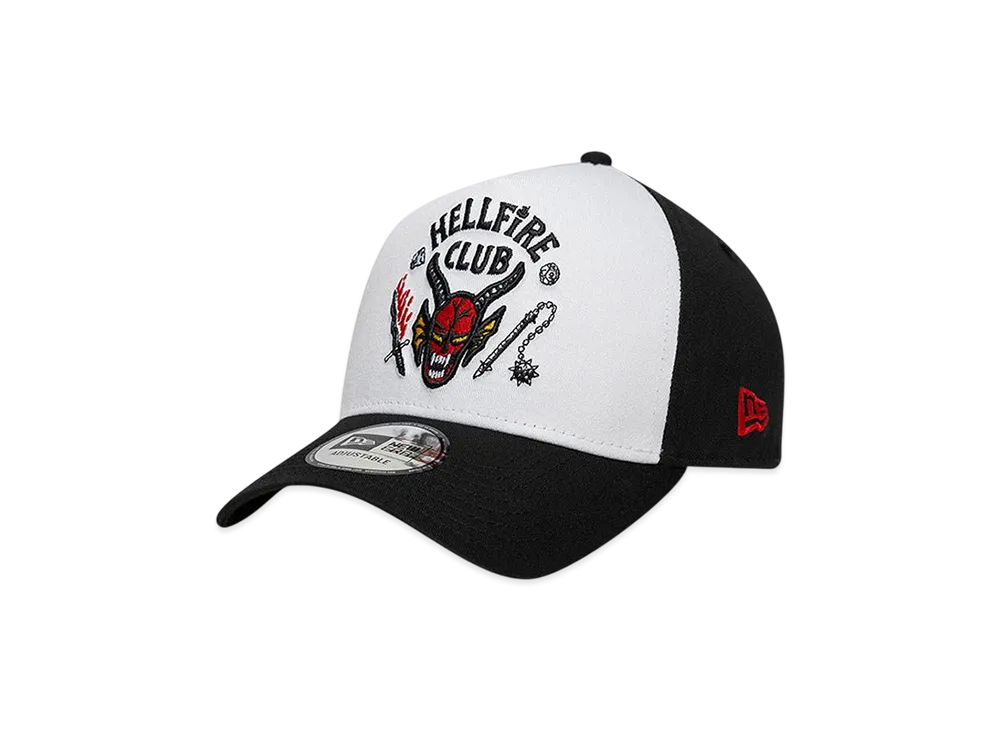 NEW ERA x Netflix Stranger Things 9Forty A-Frame "White/Black"