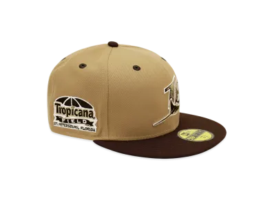 NEW ERA x THE CAP 59Fifty The Blues Tampa Bay Devil Rays "Black/Beige"