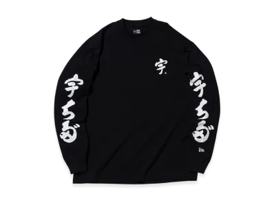NEW ERA x Uchida L/S Oversized Cotton T-Shirt "Black"