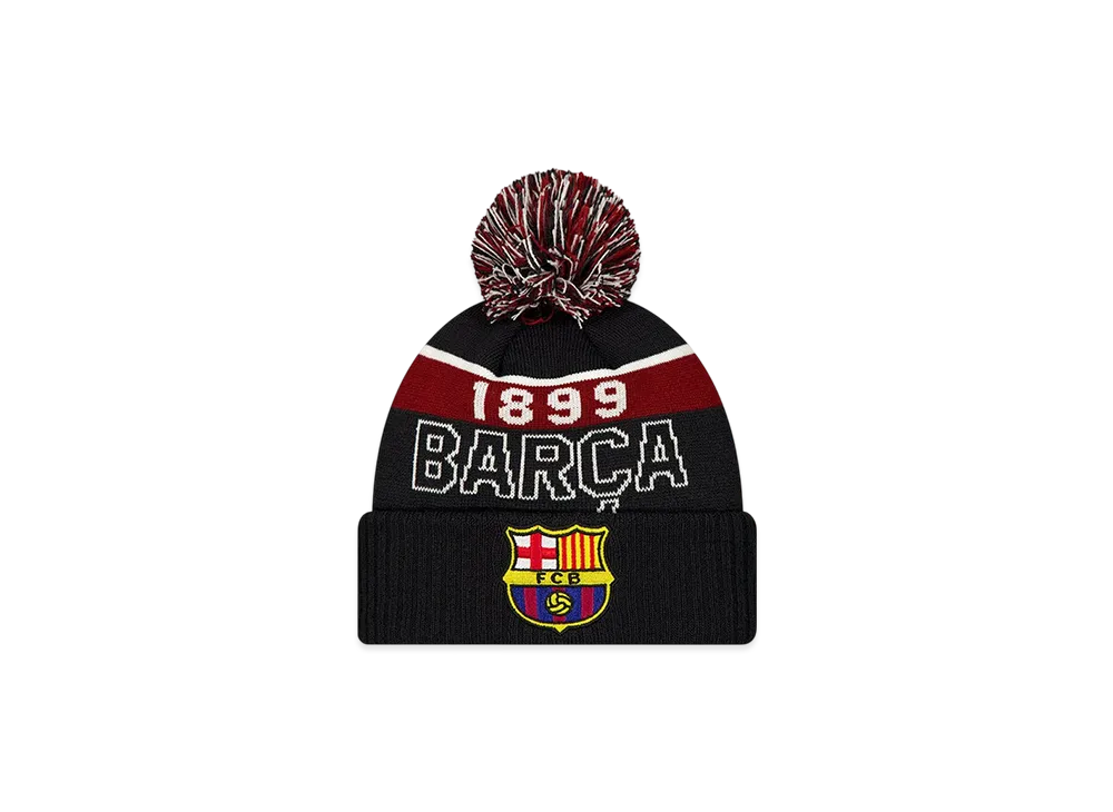 NEW ERA x FC Barcelona Pom Pom Knit "Navy"