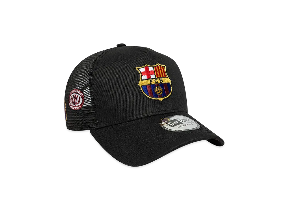 NEW ERA x FC Barcelona 9FORTY A-Frame Trucker Patch "Black"
