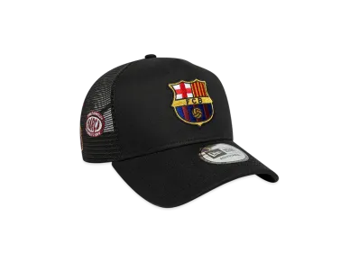 NEW ERA x FC Barcelona 9FORTY A-Frame Trucker Patch "Black"