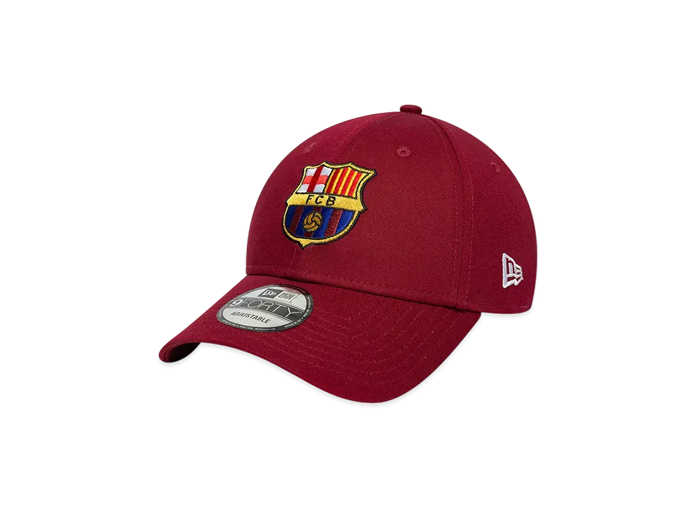 NEW ERA x FC Barcelona 9FORTY Logo Cardinal "Scarlet"