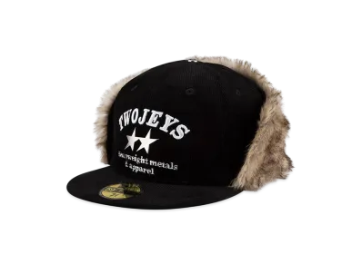 NEW ERA x Twojeys 59FIFTY Flip down Corduroy "Black"