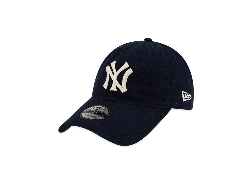 New Era x Polo Ralph Lauren x MLB 9Forty Long Visor Unstructured Cooperstown New York Yankees "Navy"