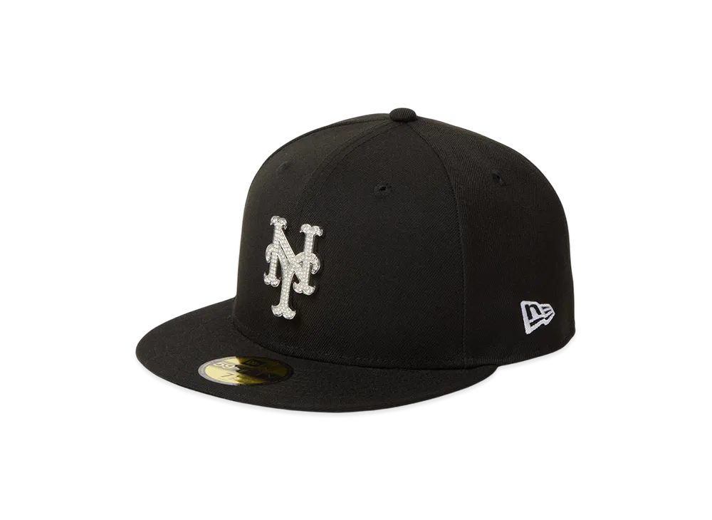 New Era 59Fifty Rhinestone Badge New York Mets "Black"