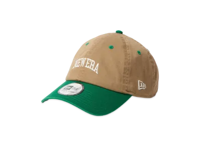 New Era Casual Classic College Logo College Logo "Khaki/Kelly Green"