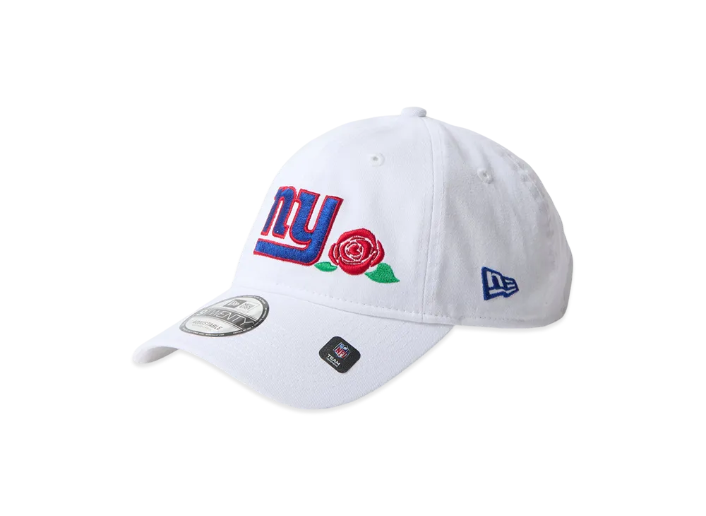 New Era 9Twenty Cross Strap With Rose New York Giants "White"