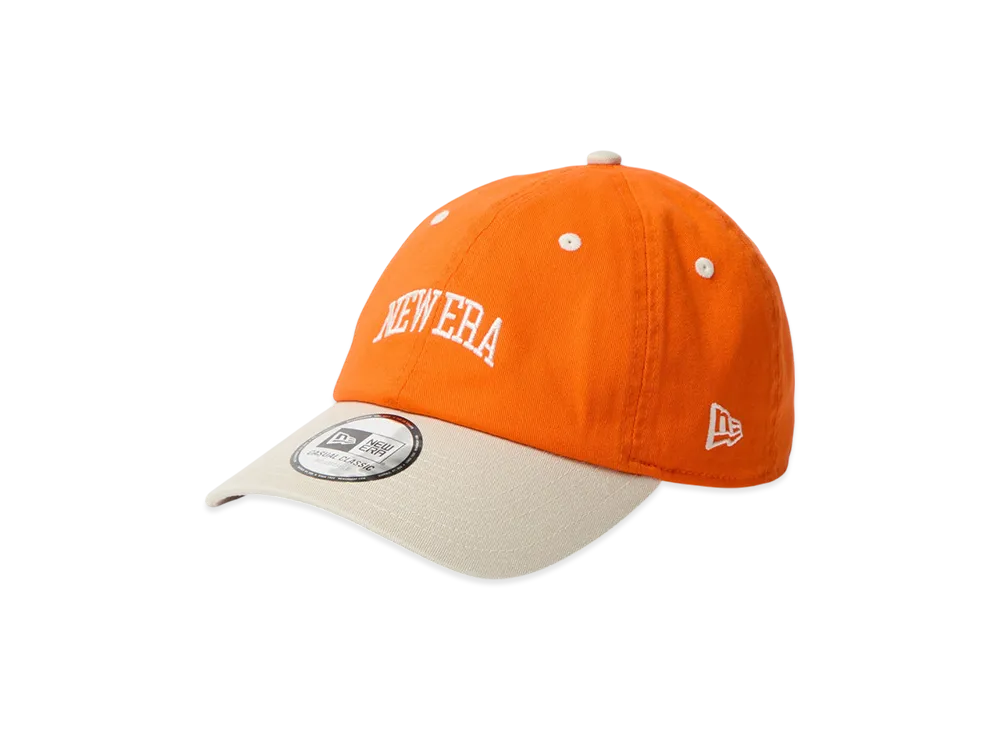 New Era Casual Classic College Logo College Logo Rust "Orange/Chrome"
