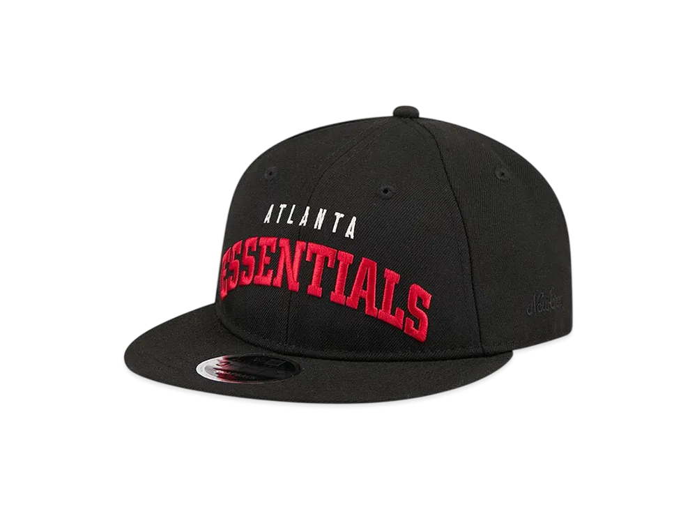 NEW ERA x FEAR OF GOD ESSENTIALS 9FIFTY Atlanta Falcons "Black"