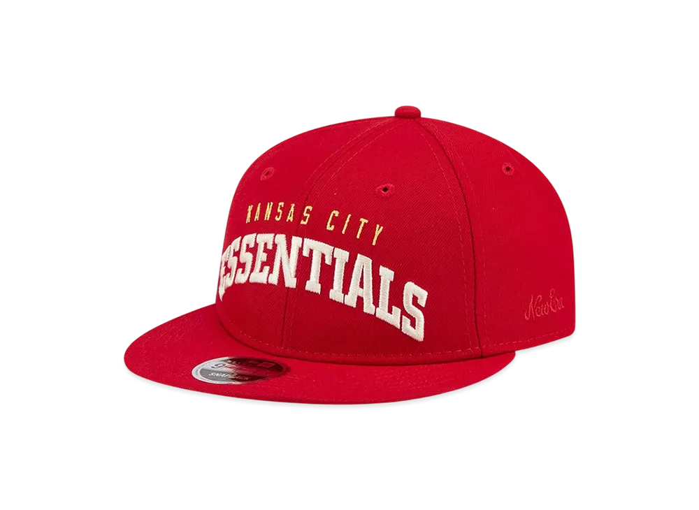 NEW ERA x FEAR OF GOD ESSENTIALS 9FIFTY Kansas City Chiefs "Scarlet"