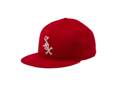 NEW ERA x FEAR OF GOD ESSENTIALS 59FIFTY Chicago White Sox Cooperstown "Scarlet"