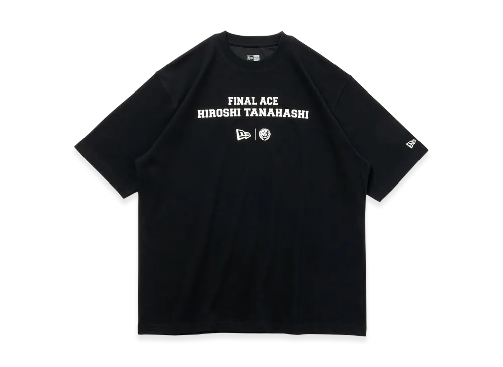 NEW ERA x New Japan Pro-Wrestling S/S Oversized Performance T-Shirt FINAL ACE Hiroshi Tanahashi "Black"