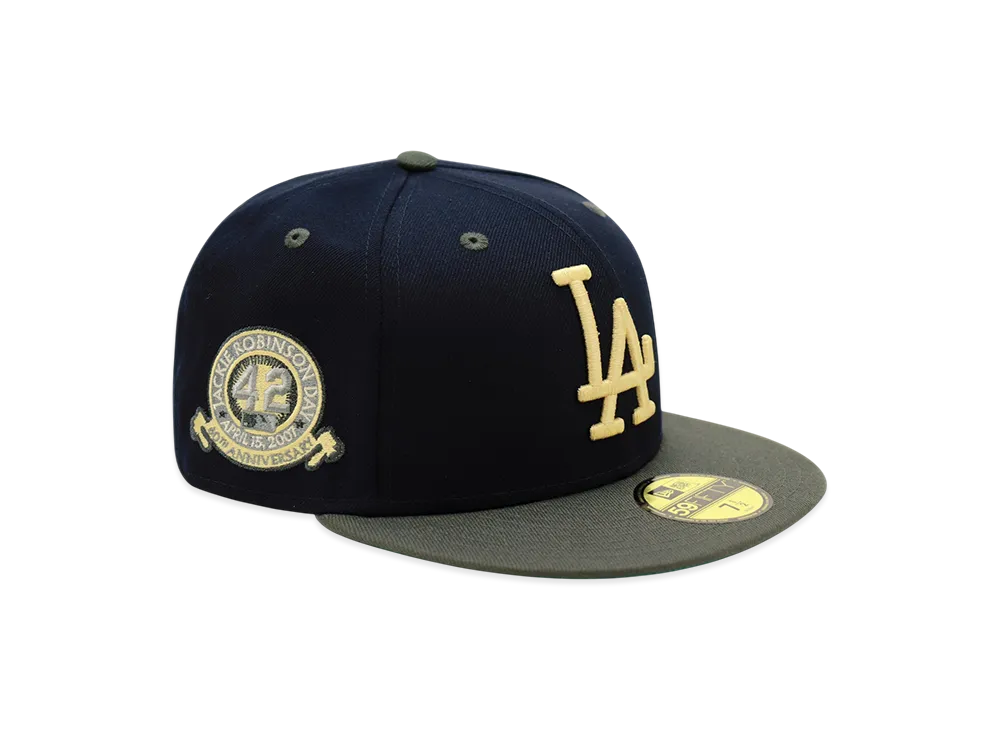 NEW ERA x THE CAP 59FIFTY Traditional Navy Los Angeles Dodgers "Navy"