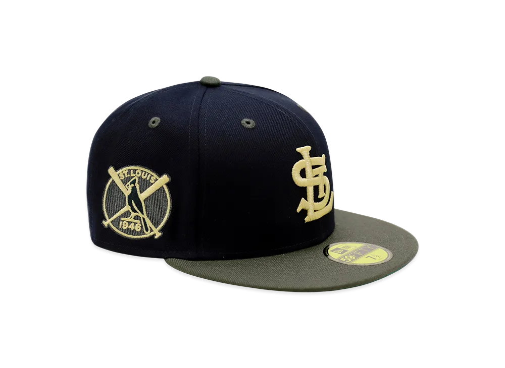 NEW ERA x THE CAP 59FIFTY Traditional Navy St. Louis Cardinals "Navy"