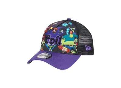 NEW ERA x The Powerpuff Girls 9FORTY A-Frame Trucker Evil "Black/Purple"