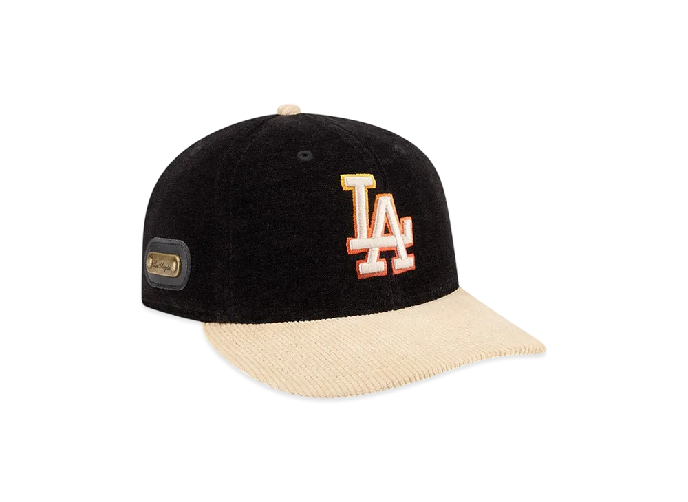 NEW ERA LP 59FIFTY Fall Velvet Los Angeles Dodgers "Black"