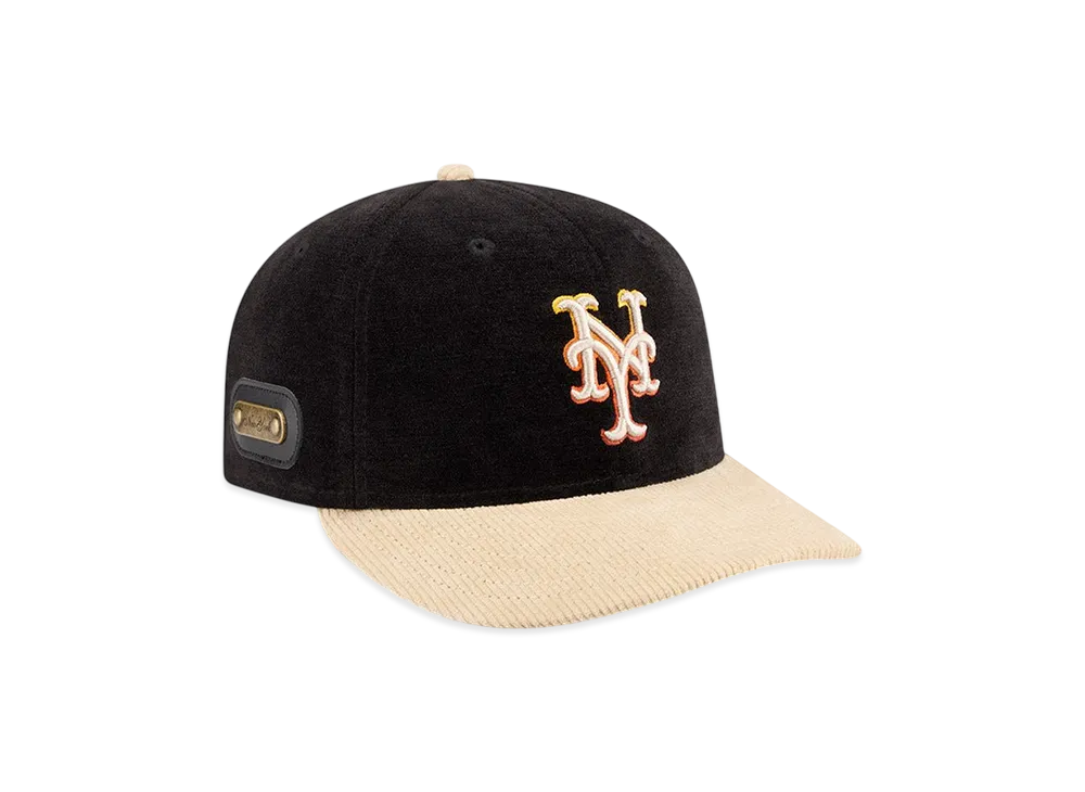 NEW ERA LP 59FIFTY Fall Velvet New York Mets "Black"