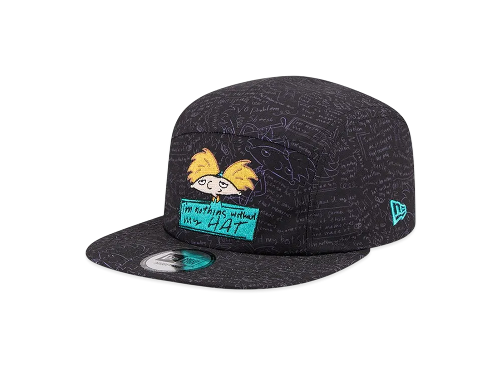 NEW ERA x Hey Arnold! Camper Cap Hey Arnold! I'm nothing without my HAT "Black"