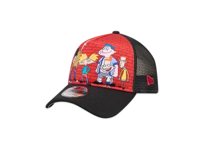 NEW ERA x Hey Arnold! 9FORTY A-Frame Trucker Hey Arnold! Character "Black"