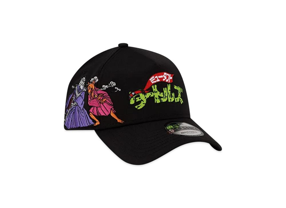 NEW ERA x Teenage Mutant Ninja Turtles 9FORTY A-Frame Title Logo "Black"