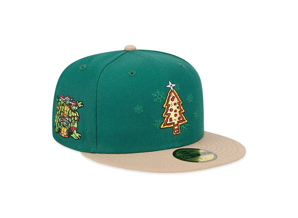 NEW ERA x Teenage Mutant Ninja Turtles 59FIFTY Pizza Tree "Green/Beige"