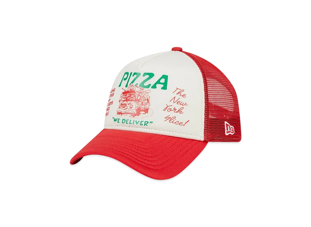 NEW ERA x Teenage Mutant Ninja Turtles 9FORTY A-Frame Trucker Pizza "White/Red"