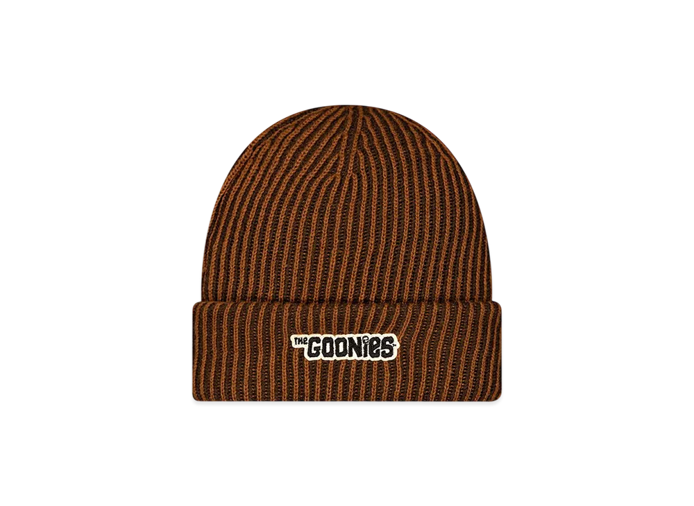 NEW ERA x The Goonies Cuff Knit Title Logo "Brown"