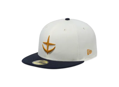 NEW ERA x Mobile Suit Gundam 59FIFTY Earth Federation Force Chrome "White/Navy"