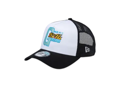NEW ERA x Mobile Suit Gundam 9FORTY A-Frame Trucker Title "White/Black"